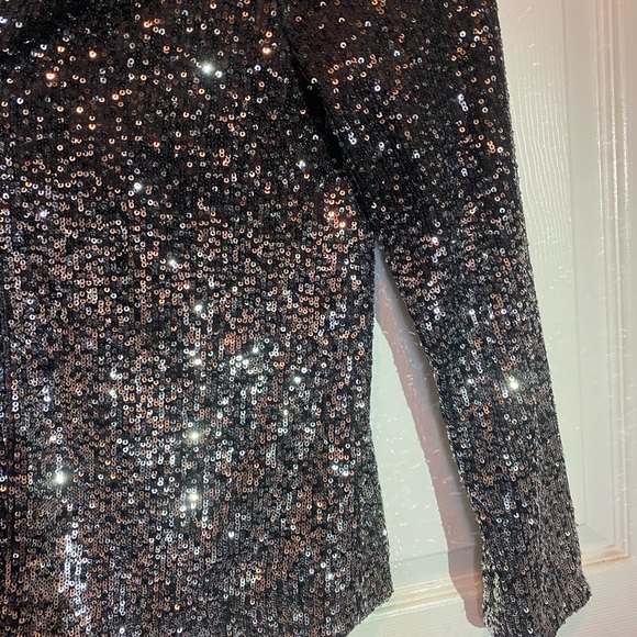 Cable and Gauge jacket open sequin blazer - Picture 4 of 11
